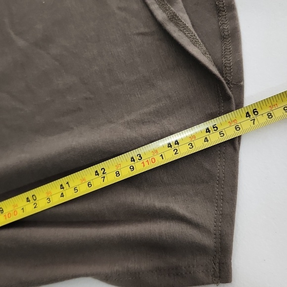 Torrid Womens Dress Tunic Torrid Size 2 Olive Green Maxi Slit Sides Tank Top - Picture 6 of 9